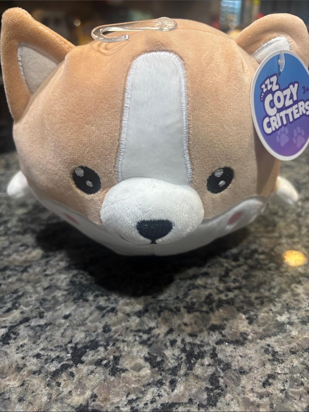 ZZZ Cozy Critters Plush Corgi - Tan & White. NWT